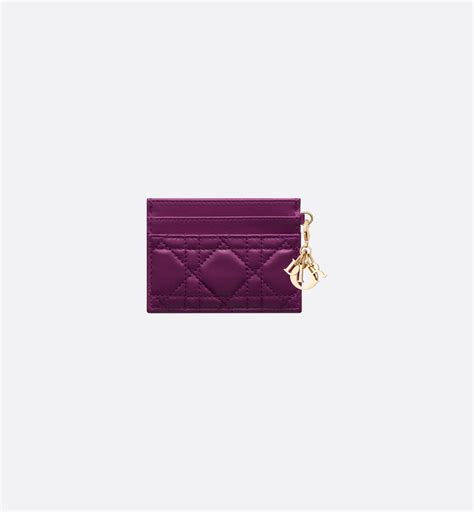 dior card holder 2020|Lady Dior Freesia Card Holder.